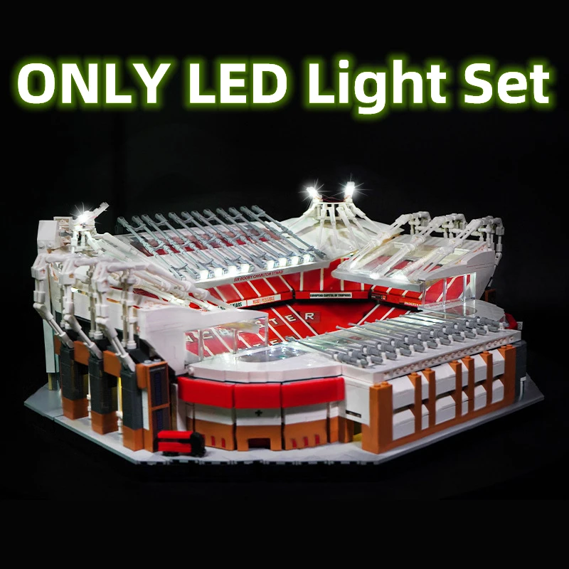 IN STOCK Remote Control LED Light Set For Old Trafford Manchester United Compatible With LEGO 10272 Building Blocks Bricks Toys