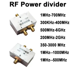 1Mhz-6G RF Power Divider 2-Way Broadband Power Splitter Combiner For Medium Wave Shortwave FM VHF UHF Walkie Talkie Radio Wifi