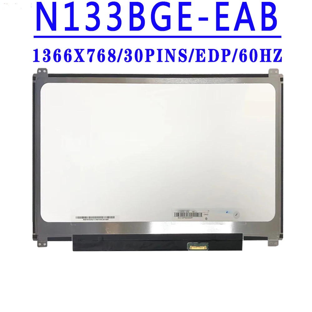 N133BGE-EAB HB133WX1-402 LCD 스크린, 에이서 V3-371 에이서 S5 S5-391 MS2392 용, B133XTN01.3 M133NWN1 R3, 13.3 인치, 1366x768 TN HD, 30 핀