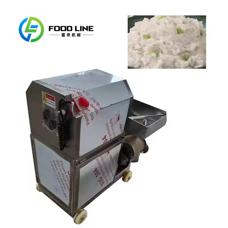 Fish Processing Equipment Commercial Crab Meat Extractor Machine  Fish Meat Bone Separator Machine