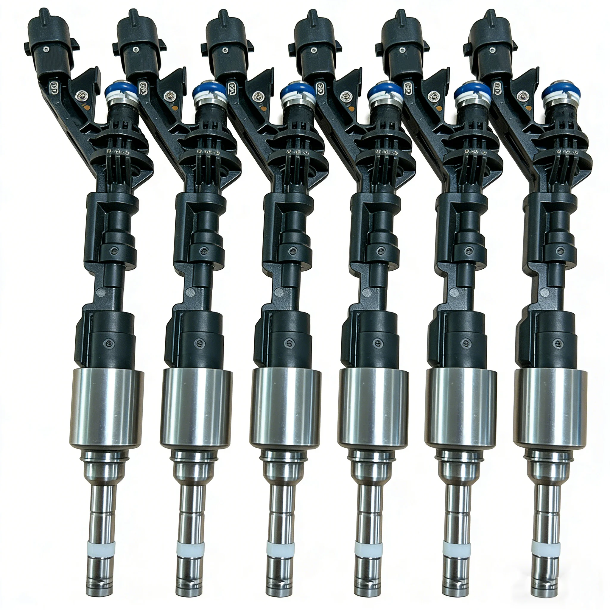 6 inyectores de combustible para coche 8W93-9F593-AD LR011964 compatibles con Jaguar XKR XFR XJR 5.0L V8 Motor 2010-2015 Repuesto de pieza automotriz