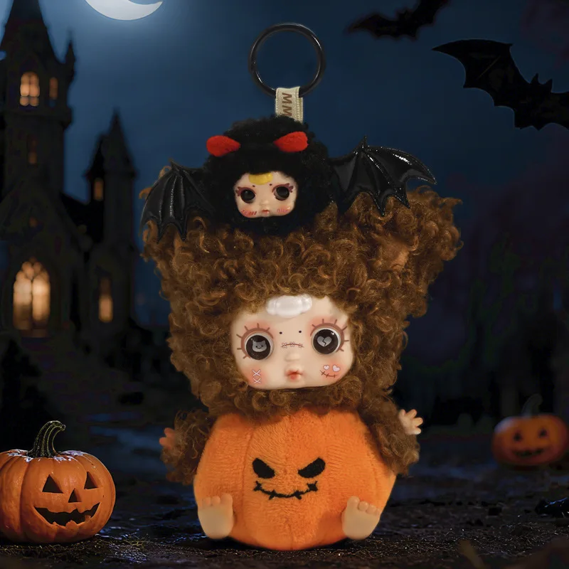 

Новый MM Suger Baby Halloween Might Fly Party Series слепая коробка Хэллоуин элемент тыква призрак дьявол кукла праздник рождественские подарки