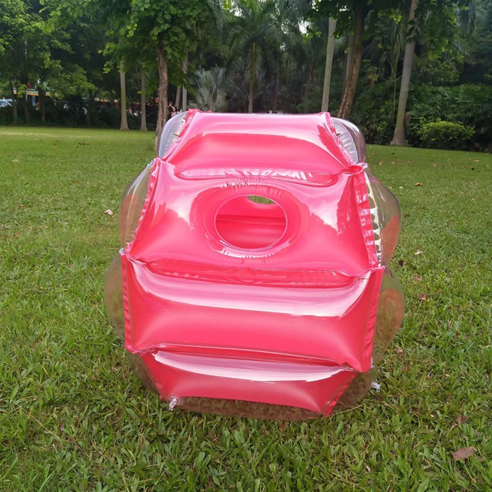 Bola inflável de PVC para crianças, brinquedo divertido de colisão, jogos vermelhos para crianças, brinquedo de atividades esportivas ao ar livre