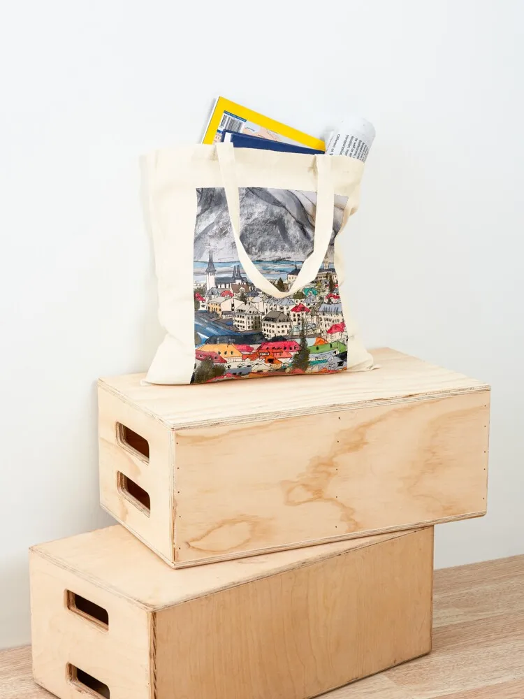 Iceland Tote Bag shopping cart bags Cloth bag Women's shopping bag custom canvas