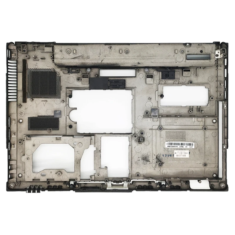 New Laptop Palmrest/Bottom Case For HP 8540P 8540W Upper Case With Fingerprint Silver/Gray