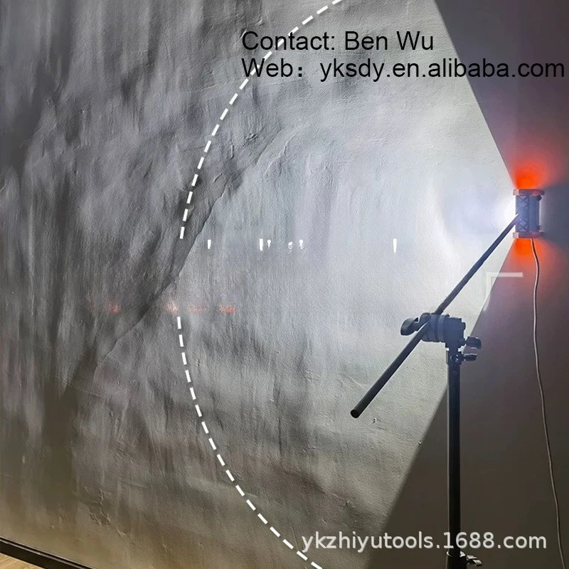 LED Wall Sanding Inspection Lamp With Stand, Imported LED Beads For Putty Wall Checking