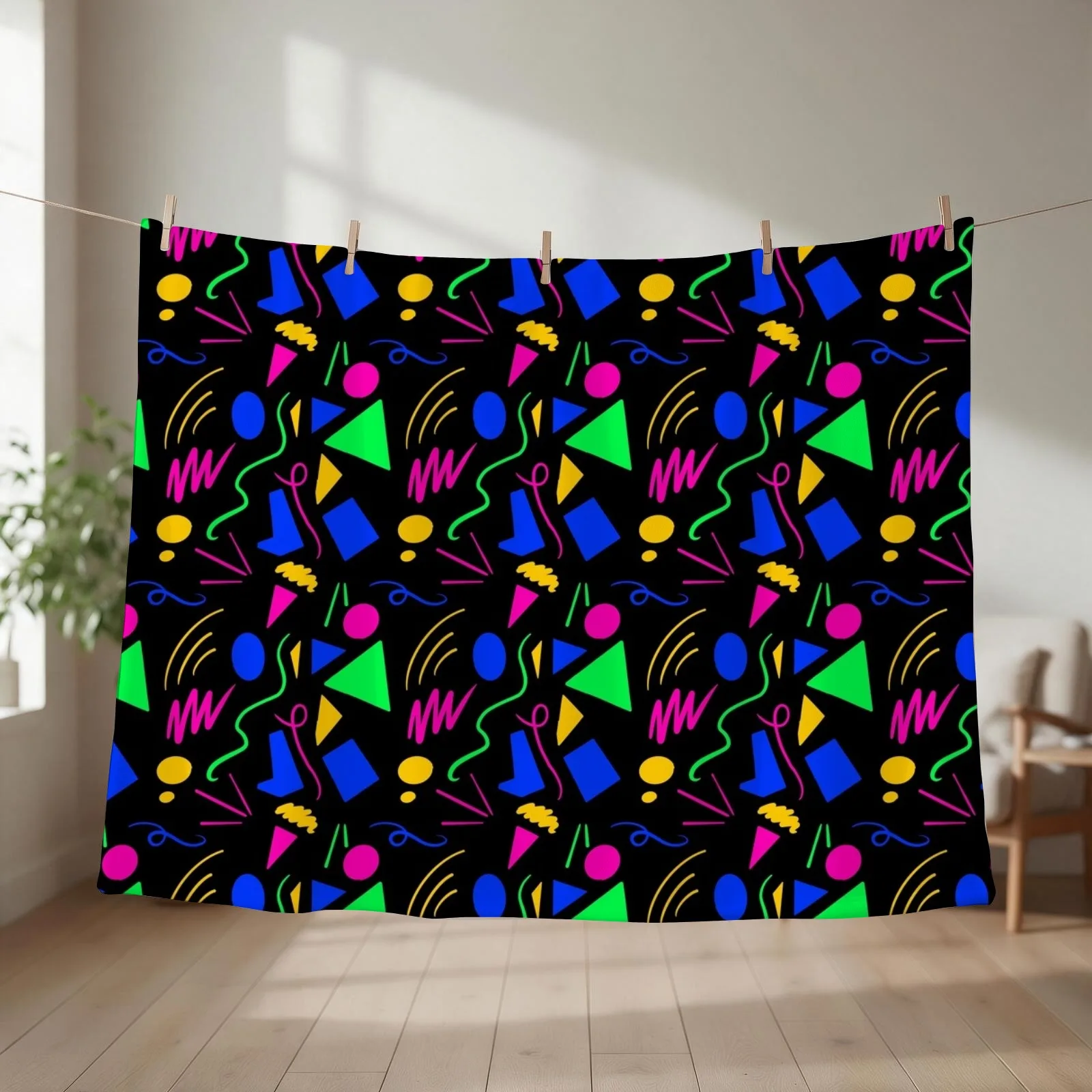 Arcade carpet Throw Blanket couch cozy soft plush fuzzy picnic outdoor blanket