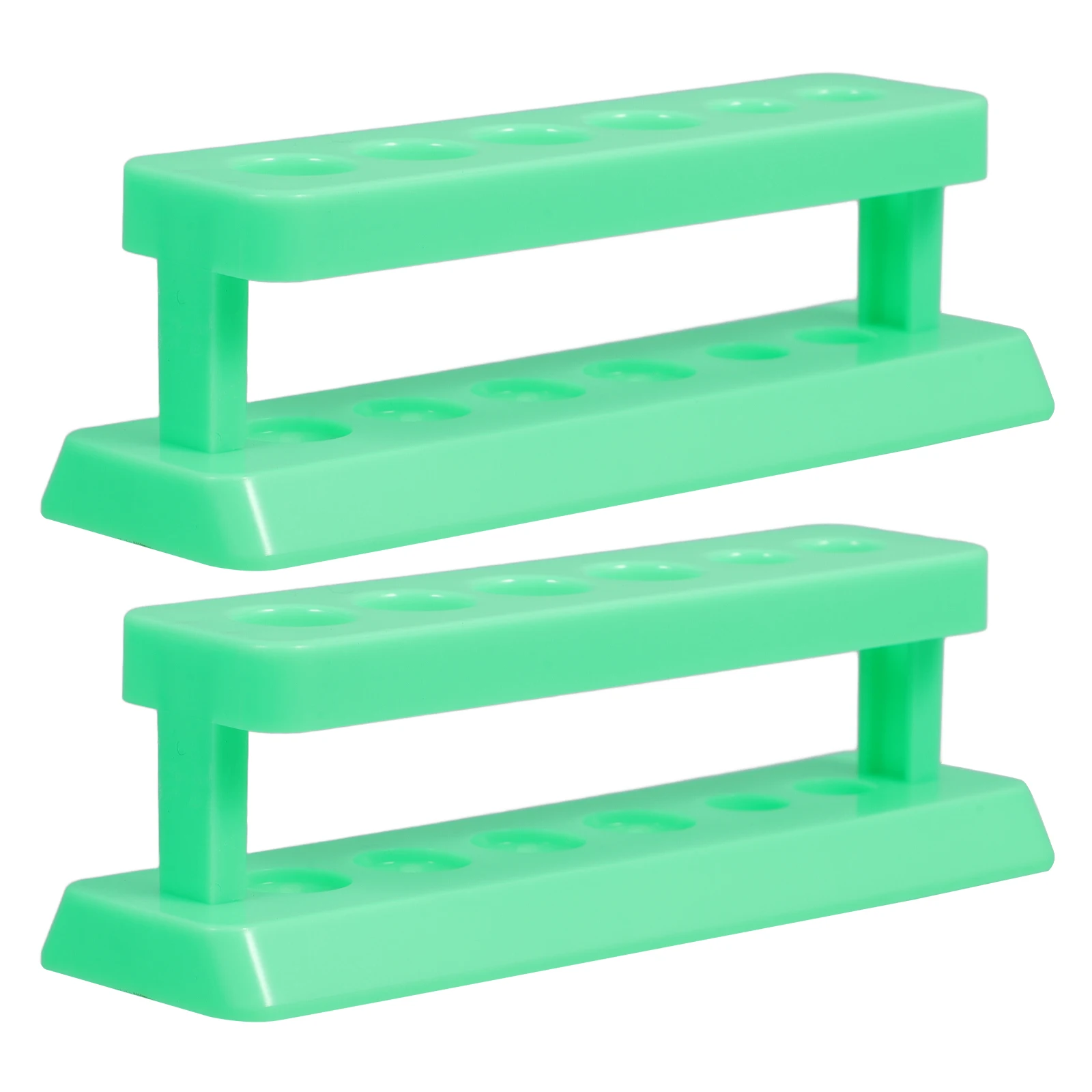 

2 Pcs Test Tube Rack Vial Holder Containers Organizer Tubes Multifunctional Shelf