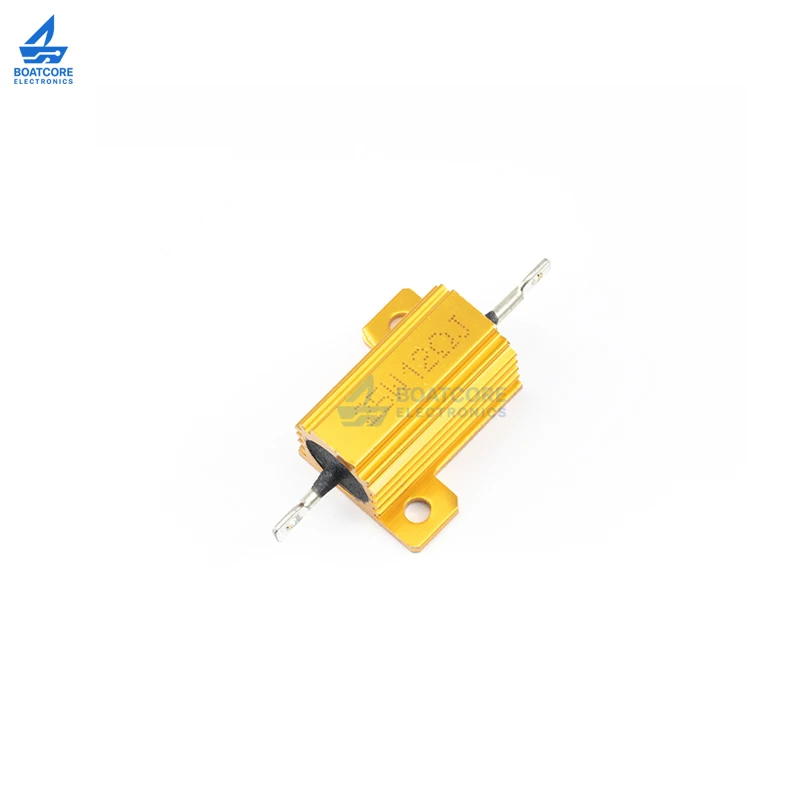 1 SZT. RX24 25W Aluminiowa Obudowa Metalowa Rezystor Drutowy 0.01 ~ 200K 1 2 3 5 6 8 10 20 100 150 1K 10K omów Gepyun RX24 — zdjęcie produktu 4