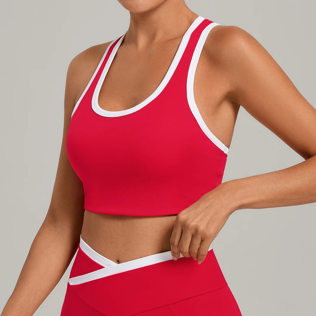 

Новый женский спортивный бюстгальтер для йоги, облегающий, без спинки, топ-майка для фитнеса, повседневный спортивный бюстгальтер для пилатеса, бега, тренировок, спортзала, йоги