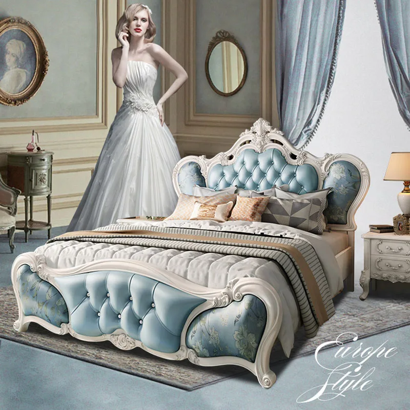 Replica European Bed Japanese Sleeping Postmodern Skincare Princess Bed Bedroom Service Lazy Reception Muebles Room Furniture