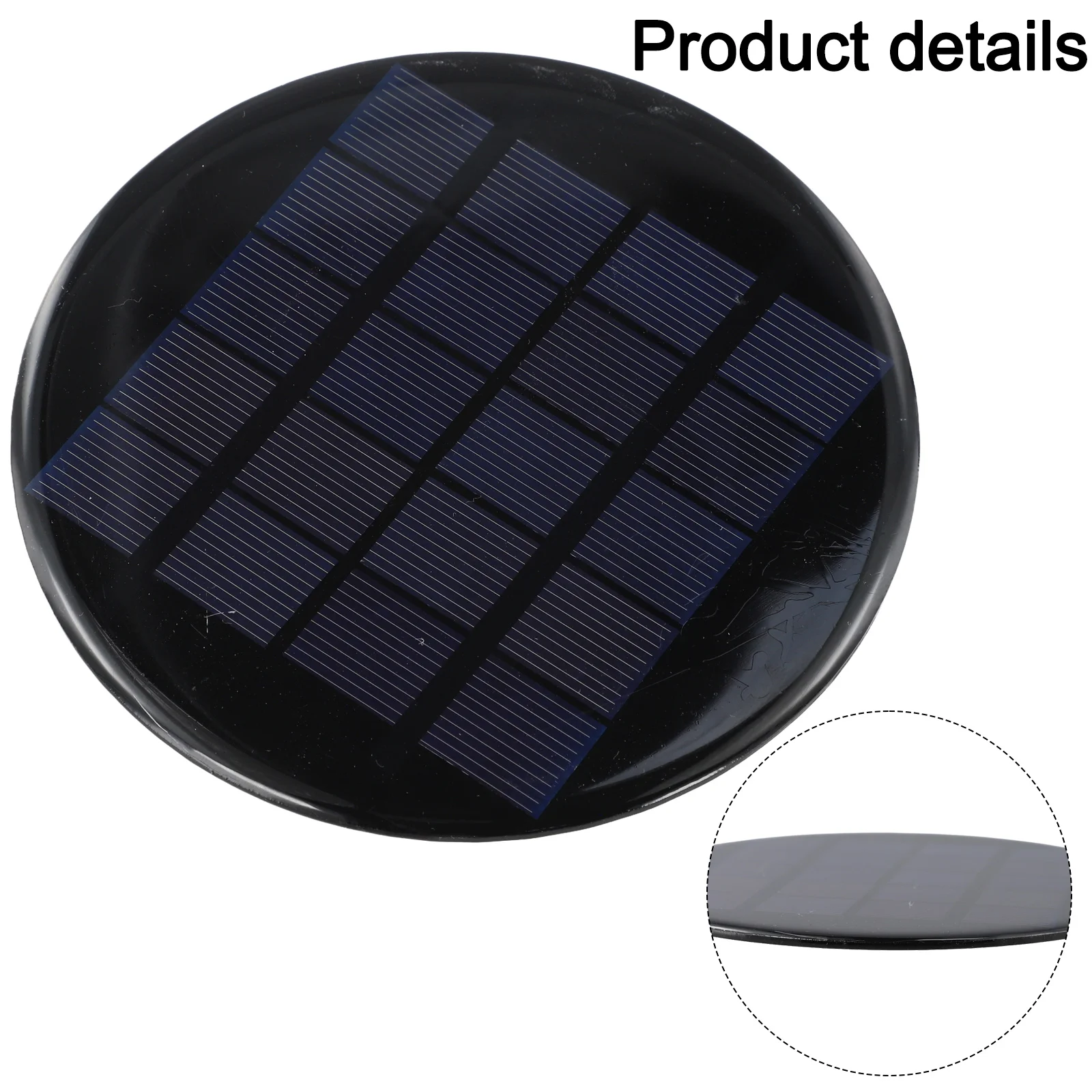 Sleek and Effective Lightweight Round Solar Panels in the Size of 120 mm Featuring Advanced Technology for Enhanced Output