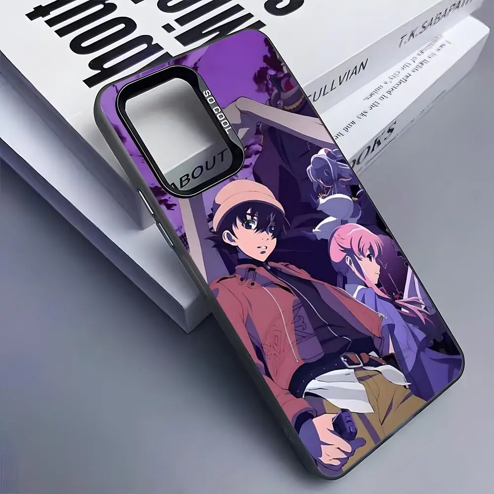 Future Diary Amano Yukiteru Phone Case for Samsung Galaxy S26 S25 S24 S23 S22 S21 S20 Note20 Plus Ultra Colorful Silver Cover