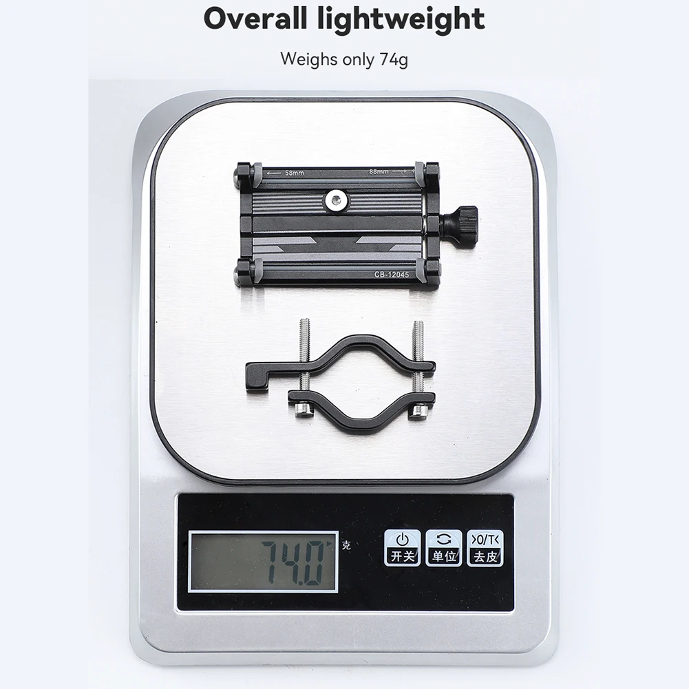 Bicycle Phone Holder Reliable MTB Phone Mount Stand Bicycle Holder Aluminum Adjustable Bike Phone Holder Nonslip Holder - view 3