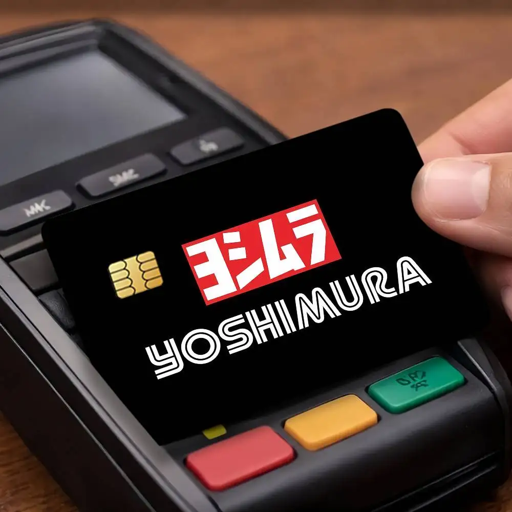 Cool Brand Credit Skin Cover Card Stickers 4PCS Film Bus Pass Front Decoration Bank Debit Waterproof Y-YoshimuraS