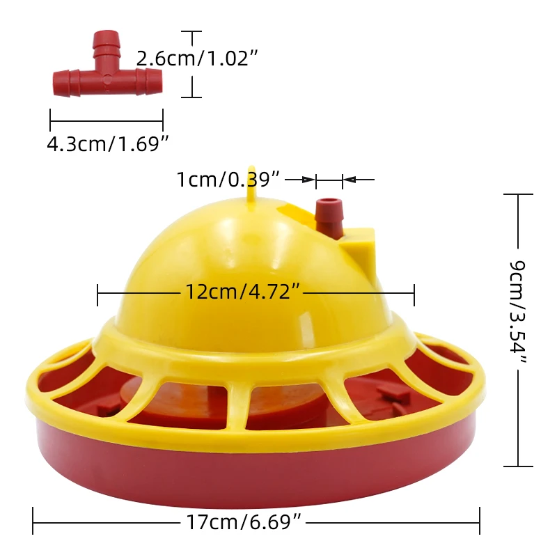 12 Grid Plastic Poultry Floor Automatic Chicken Drinker Trough Food Chicken Breeding Tools Breeding Feeding Watering Supply