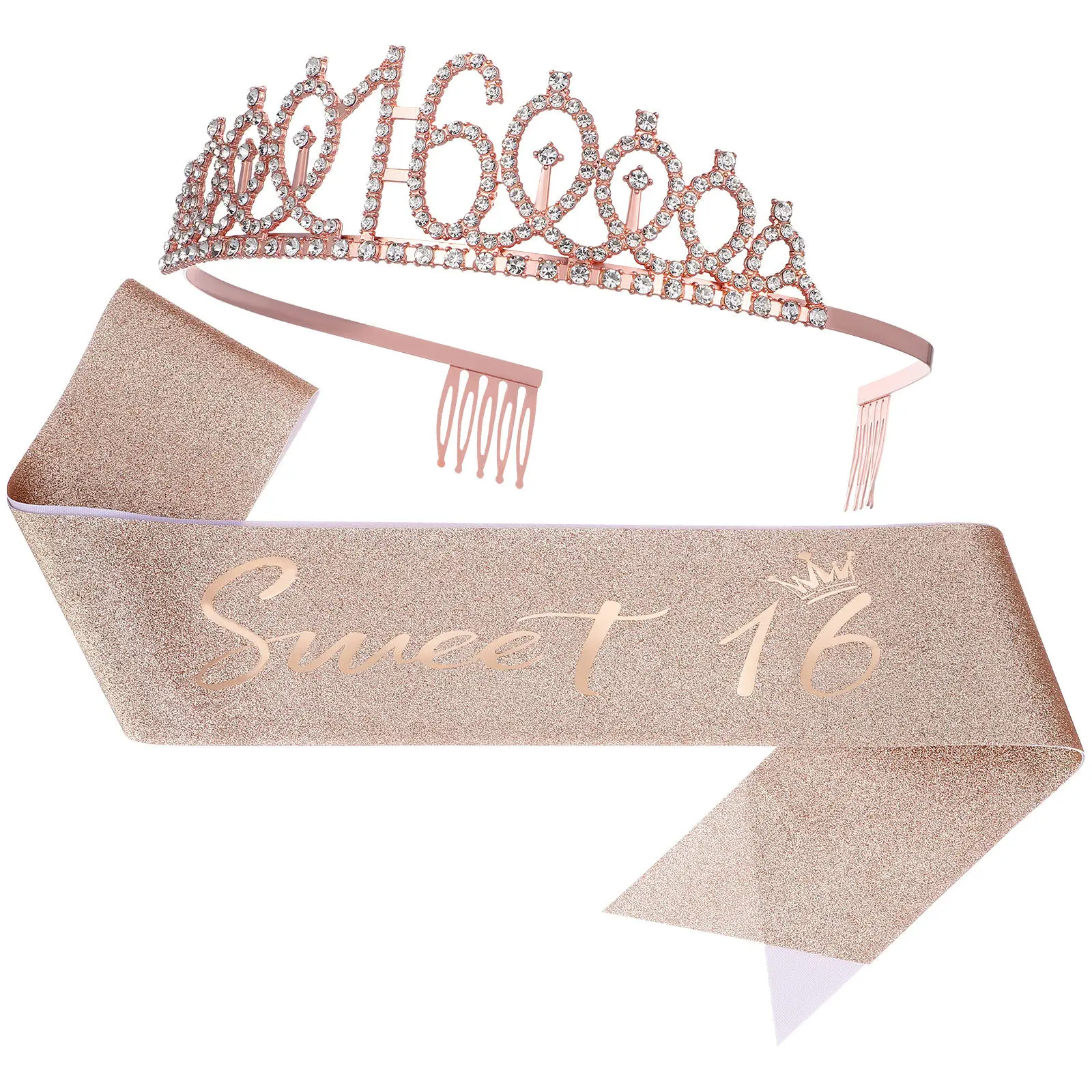 1Set Glinsterende Verjaardagst - Birthday Sash Glitter recensie en prijs