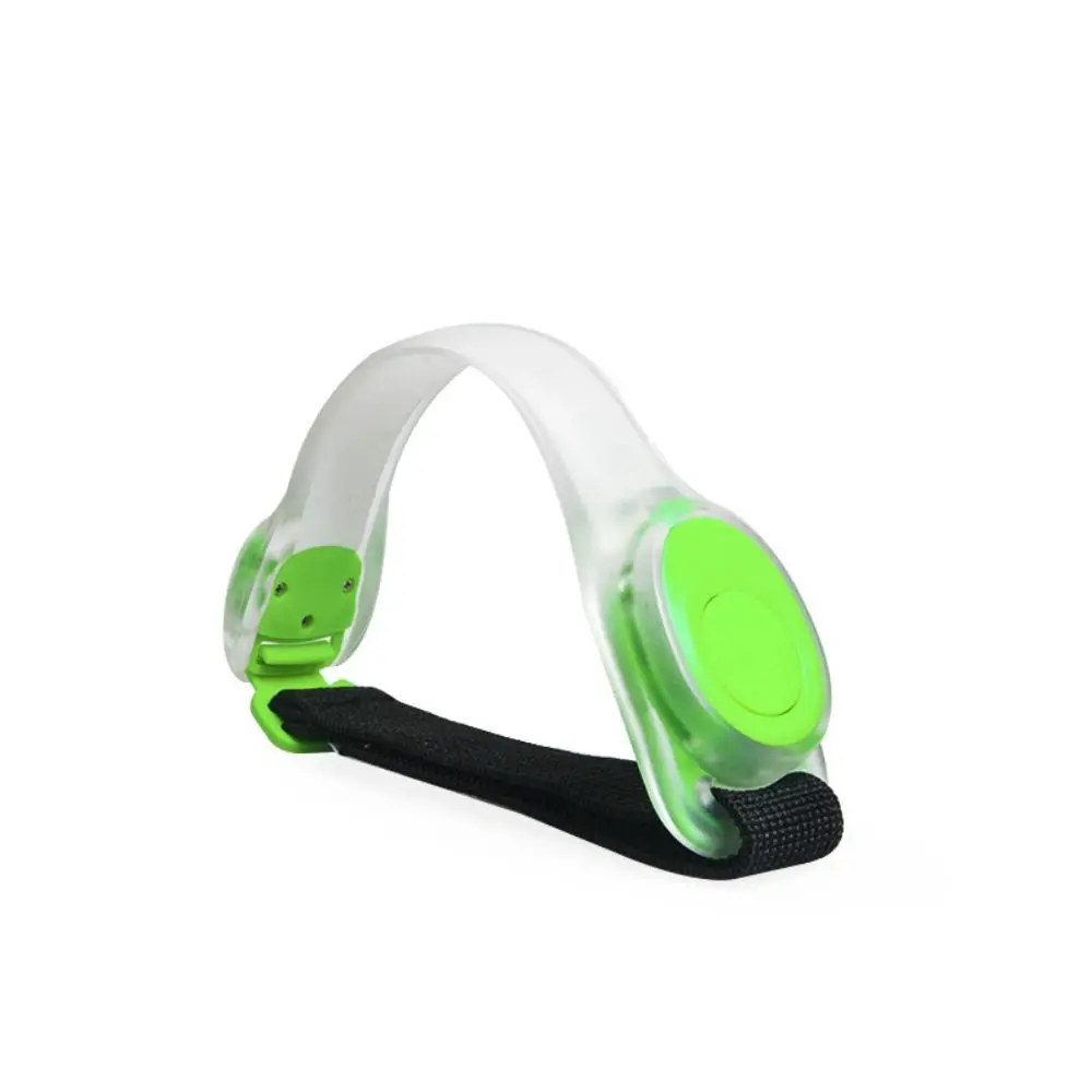 New Plastic PVC LED Light Up Armband Adjustable Wearable Running Arm Belt Luminous Bracelet Night Running Equipment