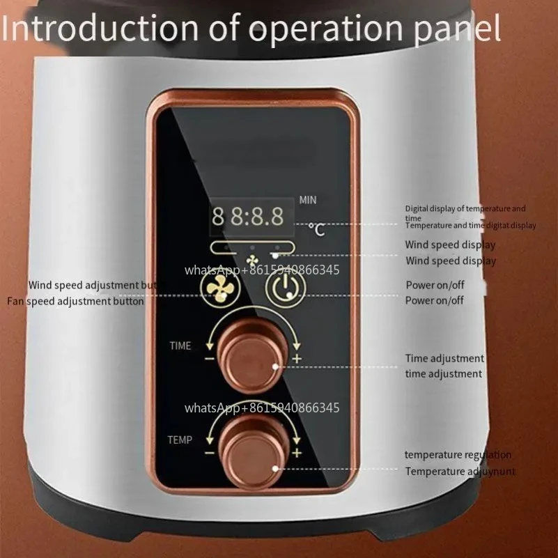 coffee bean roaster Small household full-automatic fried raw beans electrothermal air timed constant temperature roaste