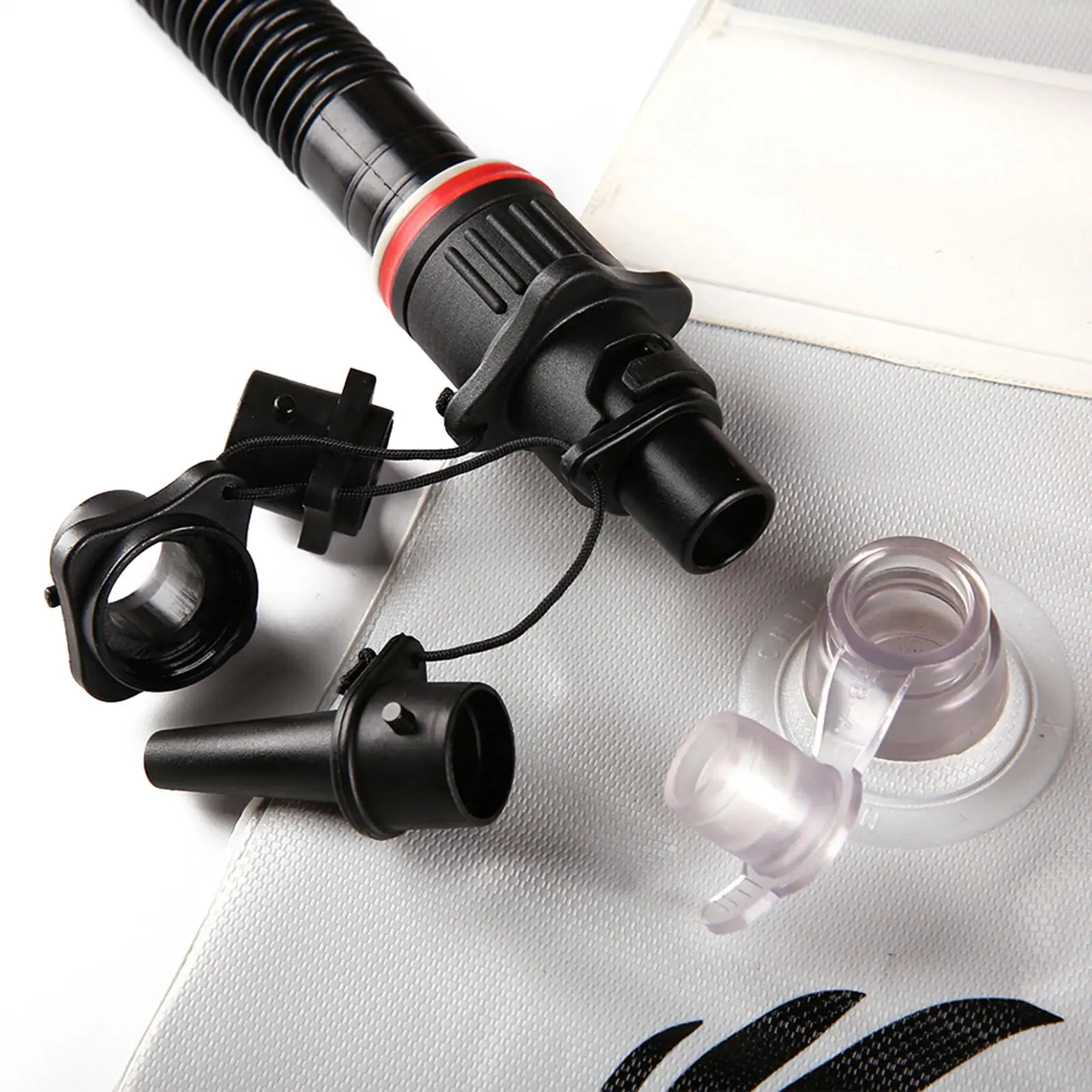 Inflatable Boat Pump Adaptor Kit Electric Air Pump Air Mattress Adapters Multifunctional Tire Compressor Pump Adapter