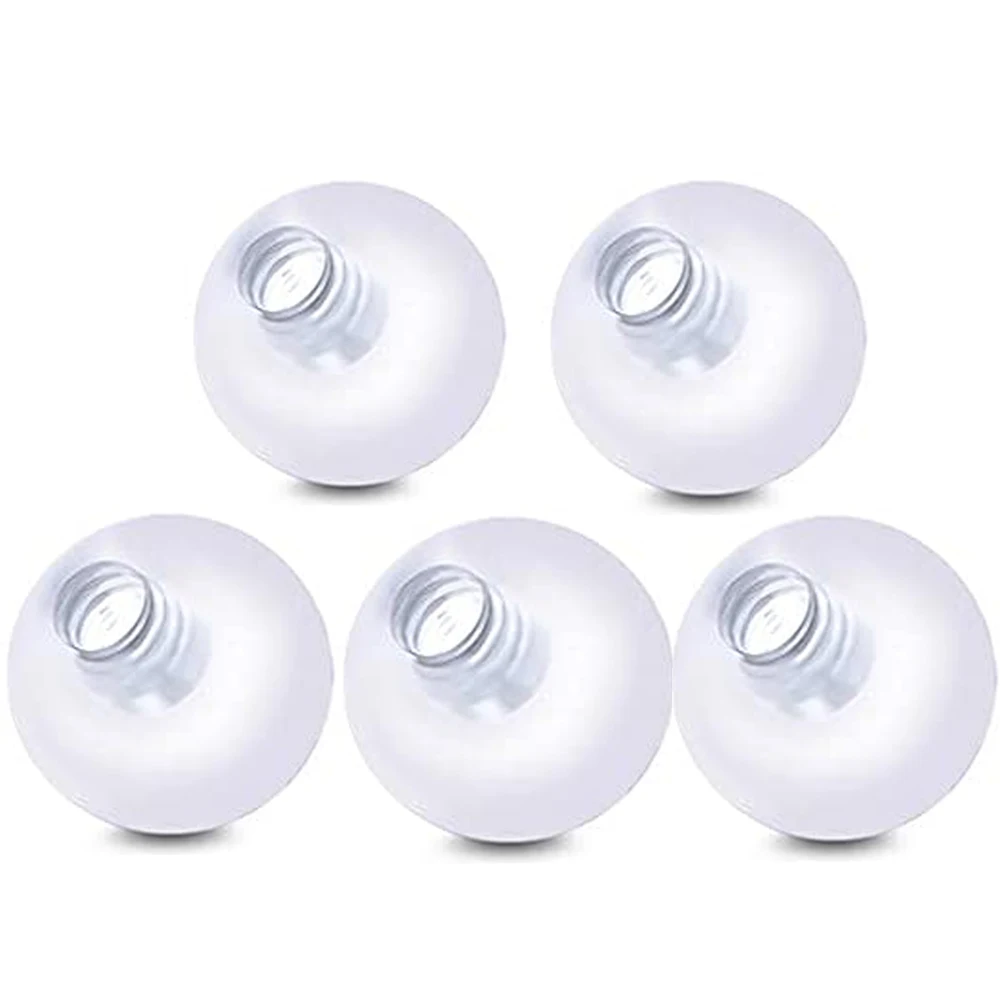 5PCS/35PCS 14G 16G Replacement Ball for Body Jewelry Stainless Steel Clear Acrylic for Piercing Bar Barbell Studs Parts 3mm/5mm