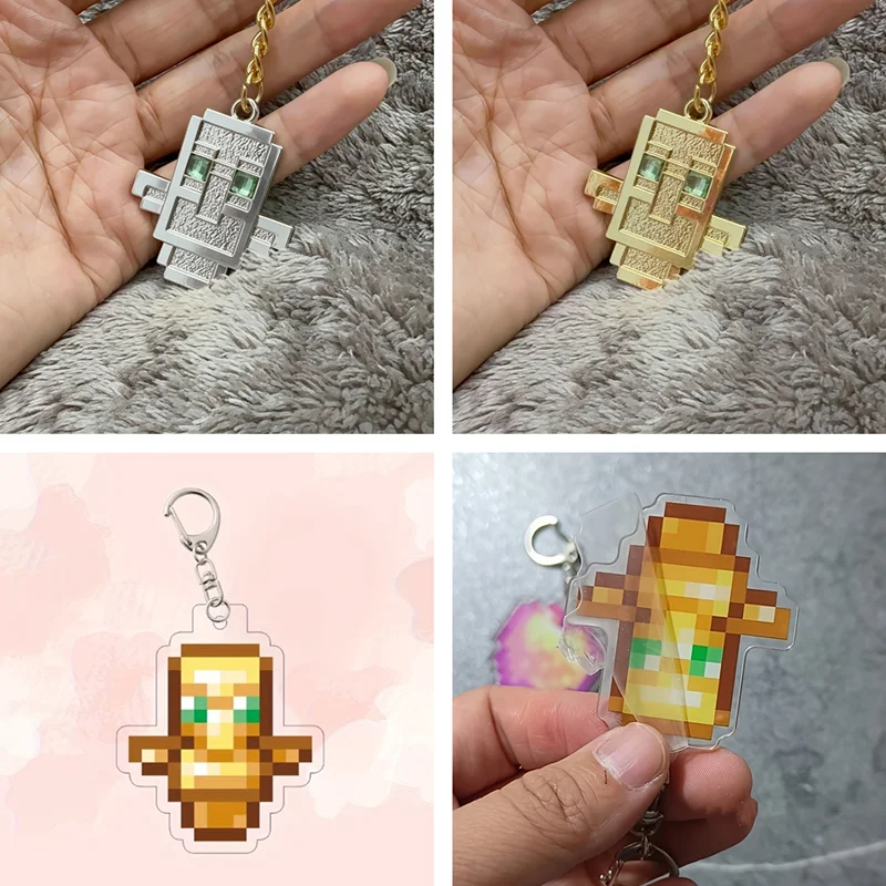 Cyberpunk-Spiel Totem des Unsterblichen Cosplay Schlüsselanhänger Legierung Anhänger Schlüsselring Taschenornament Zubehör Requisiten Geschenke – Detail 1