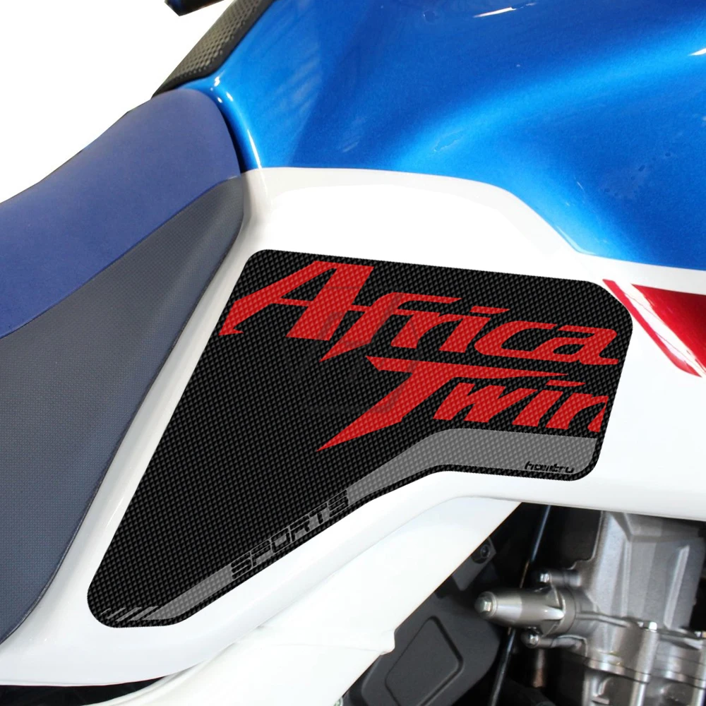 For Honda Africa Twin ADV Sport 2018 2019 Motorcycle Side Tank Pad Protection Knee Grip Traction Tank side sticker