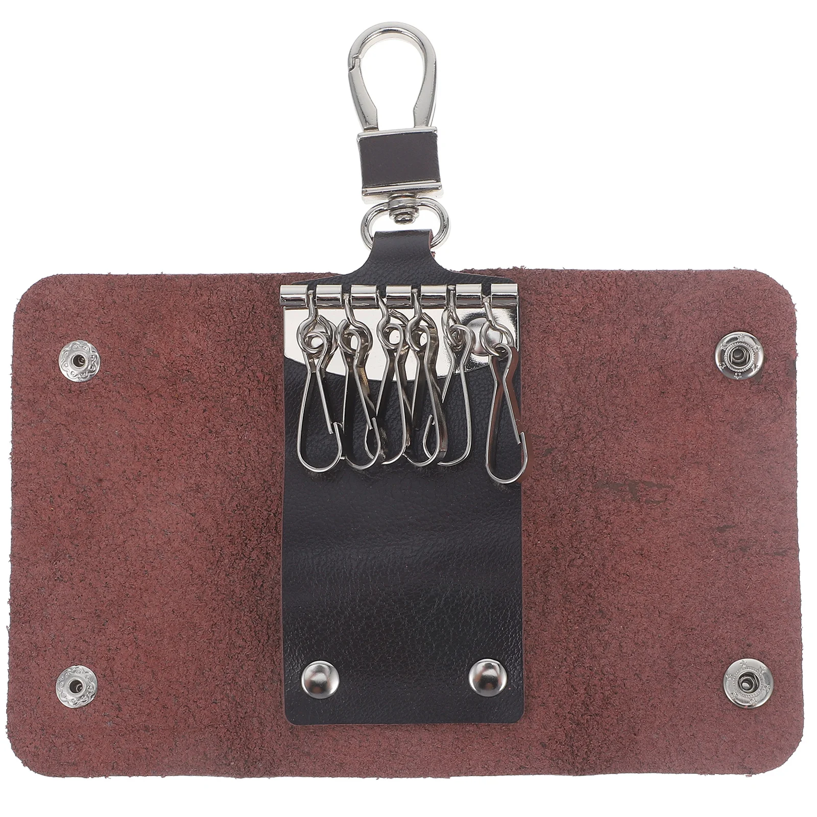 

1pc Men Bag Simple Design Large Capacity Key Pouch For Car Keys Storage Portable Keys Organizer