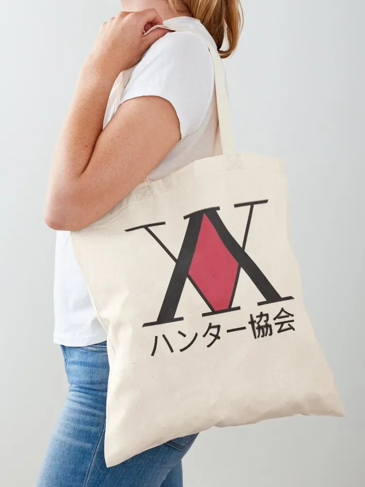 Hunter association logo essential t shirt Tote Bag shopper bag woman bags luxury women supermarket folding bag