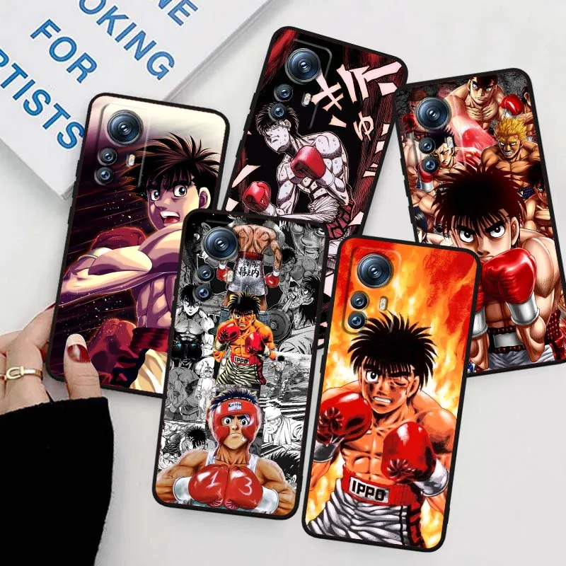 

Hajime no Ippo manga For Xiaomi Mi 15 14 13 13T 12 12T 12S 11 11i 11T Pro Ultra Lite 5G Black Soft Cover Phone Case