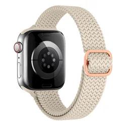 Braided Solo Loop For Apple watch bands 40mm 44mm 41mm 49mm 45mm 38mm Silm Nylon bracelet iWatch series 9 8 7 3 se Ultra 2 strap