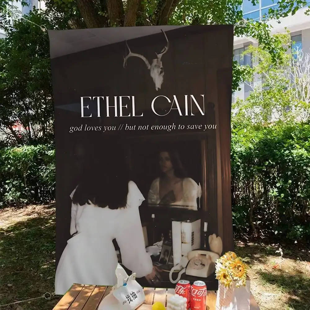 المغني الكلاسيكي E-ethel الموسيقى C-سلسلة كبيرة الحجم متجر الفن تعزيز الإعلان كشك العلم لافتات معلقة