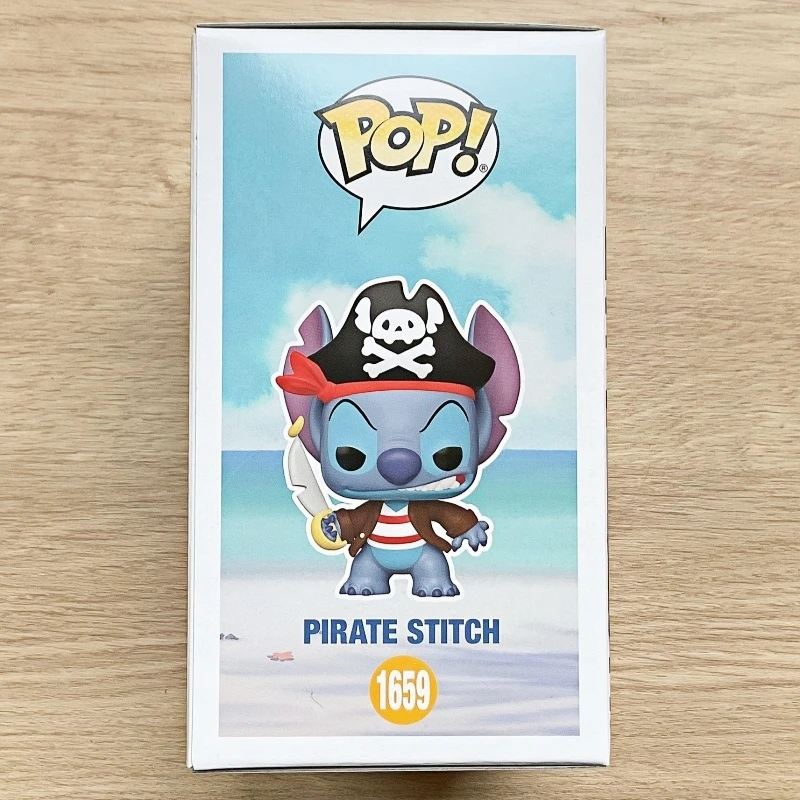 Funko Pop! Original Disney Lilo & Stitch Pirate Stitch #1659 Vinyl Figure Collectible Model Desktop Ornament Toy Gift for Fans - view 3