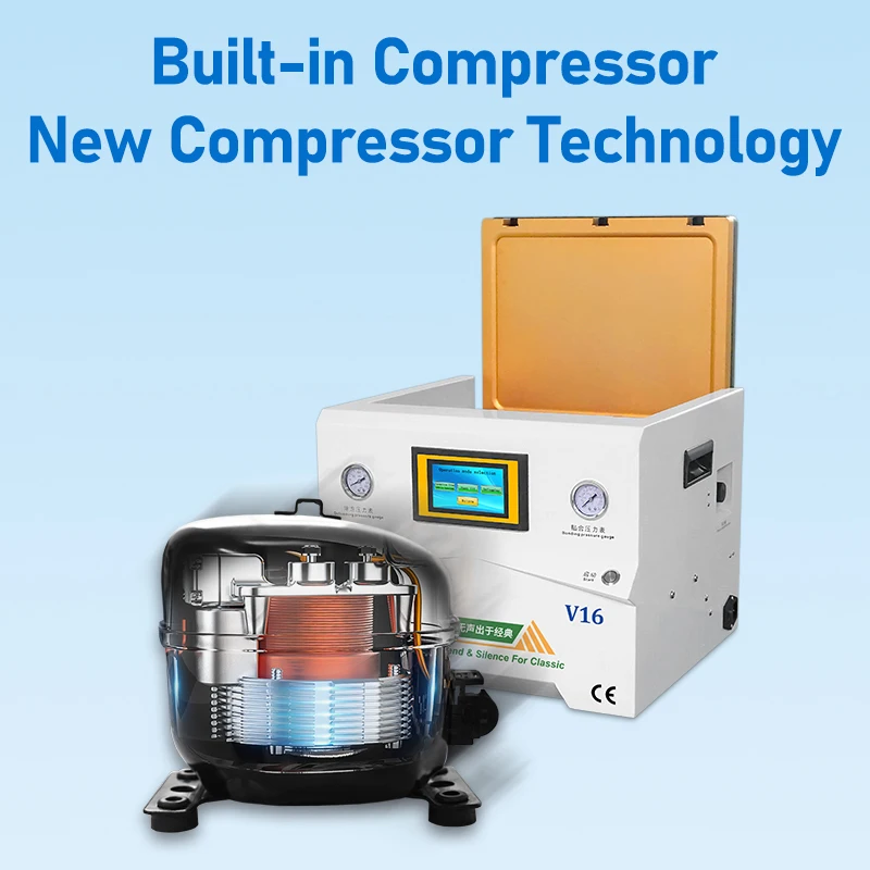 V16 All In One Oca Laminating Defoaming Machine Lcd Bubble Remover Screen Mobile Phone Tools Equipment For Phone Repair
