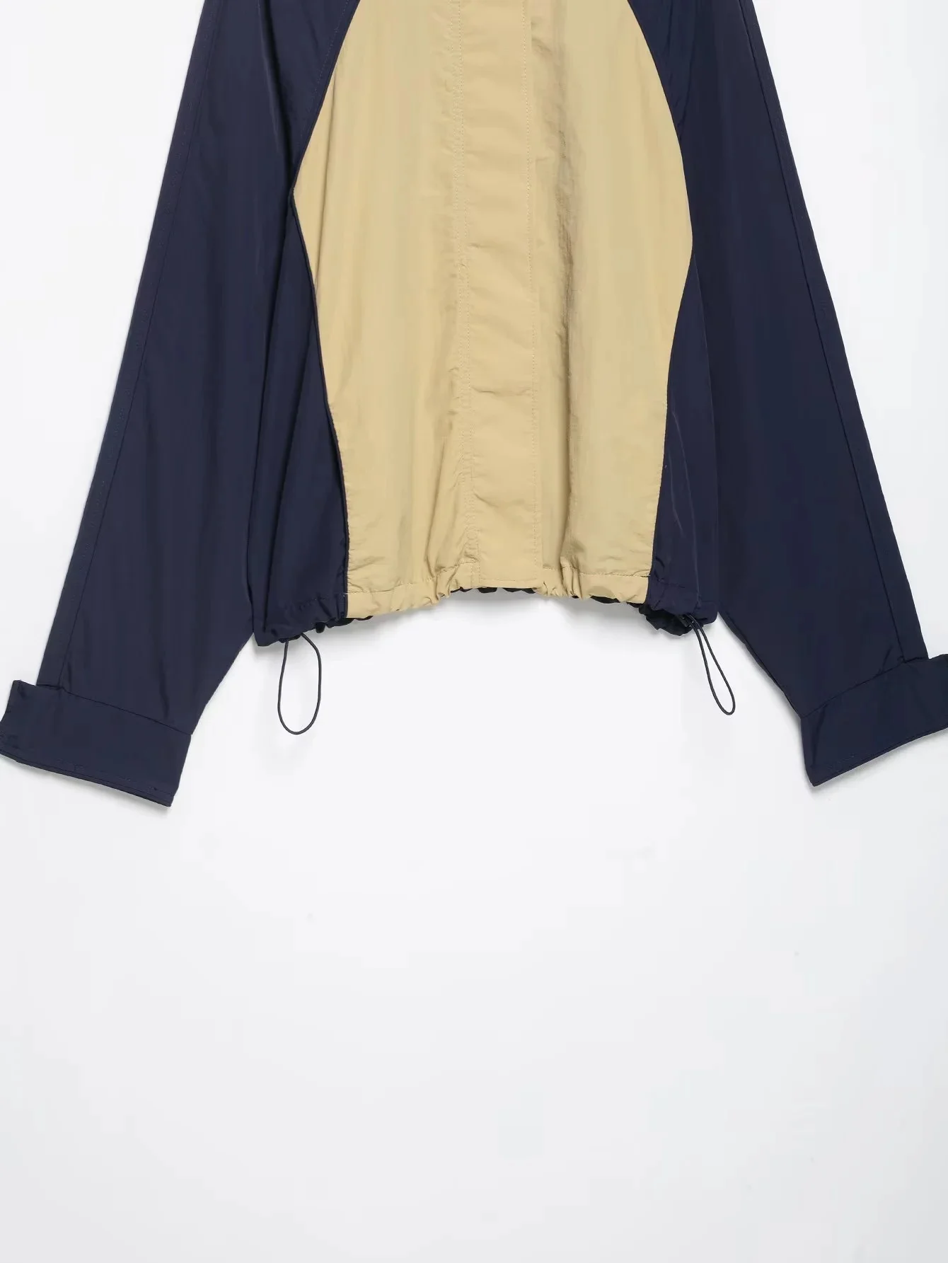KONDALA Casual Chic Khaki Damen-Hosenanzug Patchwork Reißverschluss Locker Sitzendes Oberteil Lange Hose mit Elastischem Bund Mode 2026 Herbst Sportanzug – Detail 13