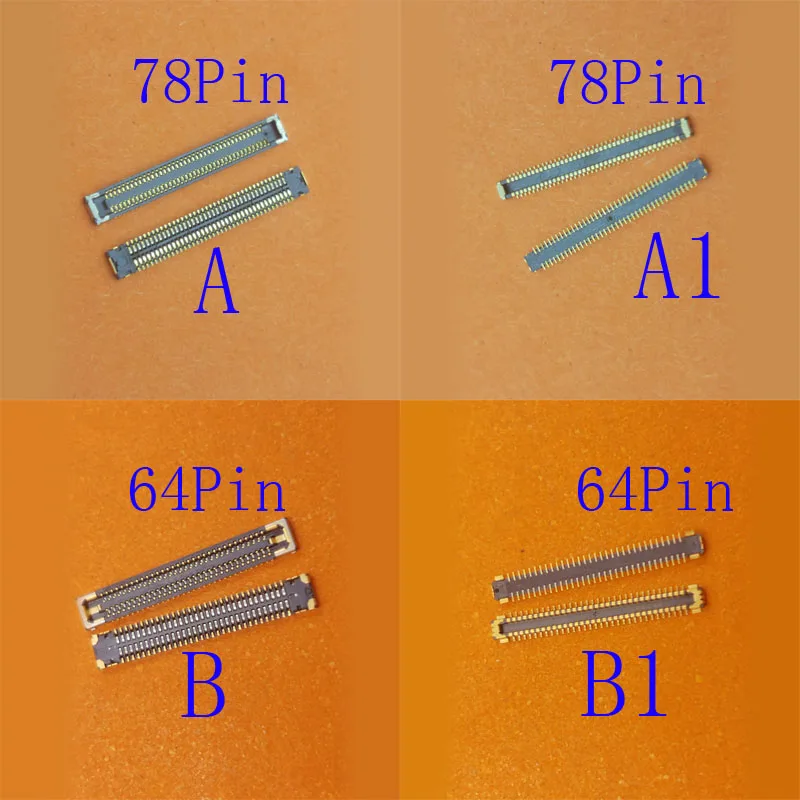 2-10Pcs Usb Charger Charging Lcd Display FPC Connector Plug For Samsung Galaxy Tab S6 T860 T865 S7 Plus T970 T975 T976 78 Pin