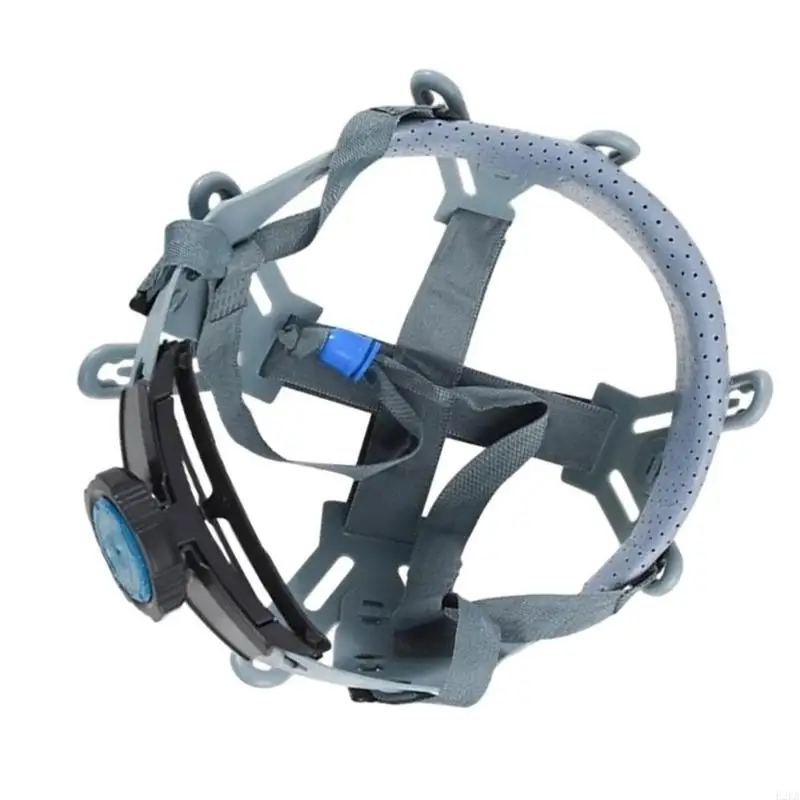 Ergonomic Helmet Inner Padding 4/8 Point Removable Structure Nonslip Knob Control Moisture Management for Labor Protect B2EA