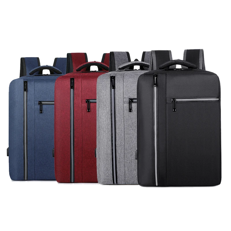 Imagem -03 - Mochila Masculina com Bolsa de Carregamento Usb Impermeável Oxford Pano Mochila Masculino Viagem de Negócios Bagpack Reflexivo Tira Design