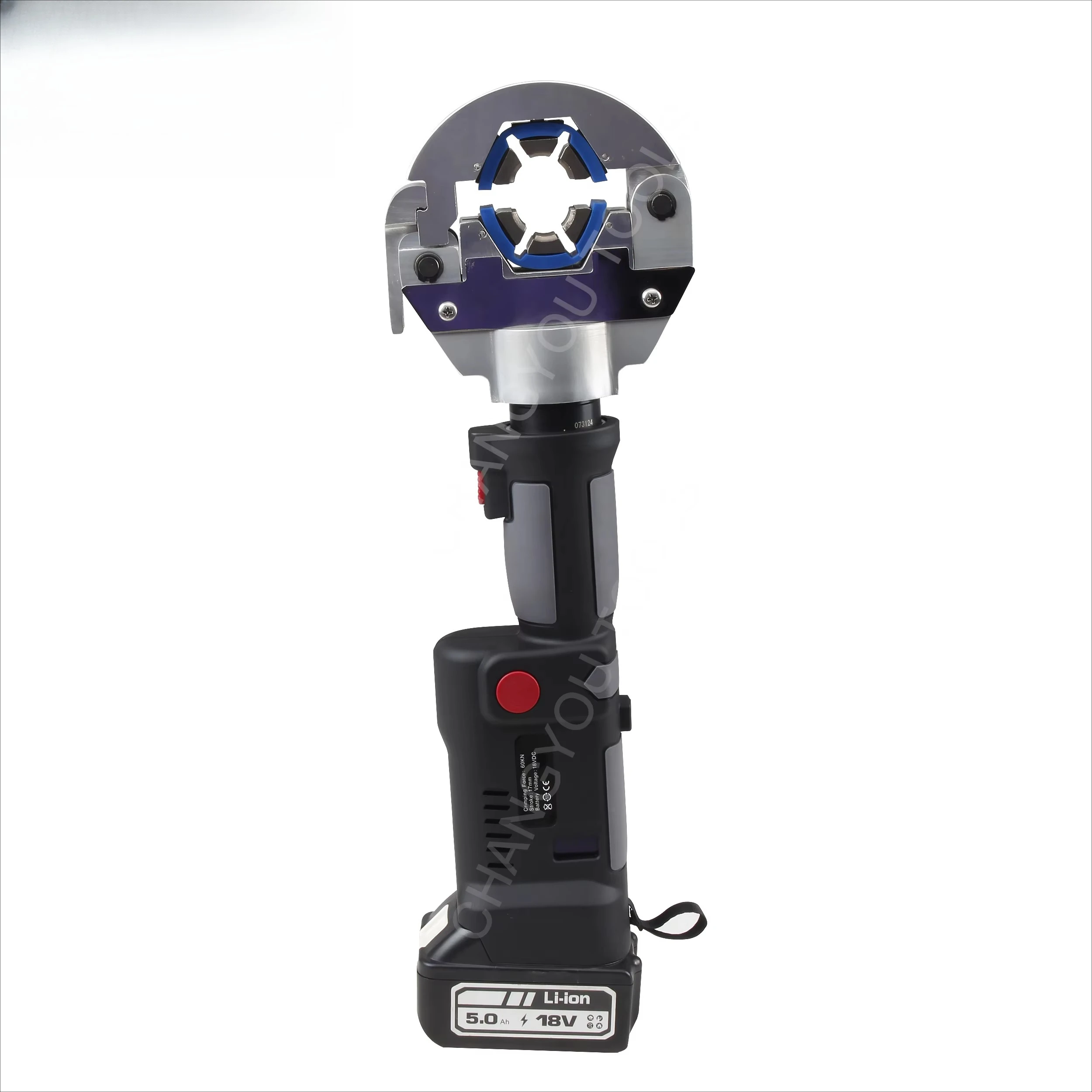 Hydraulic A/C Hose Crimper for Hexagonal Crimping Battery Operated for Air Conditional Hoses