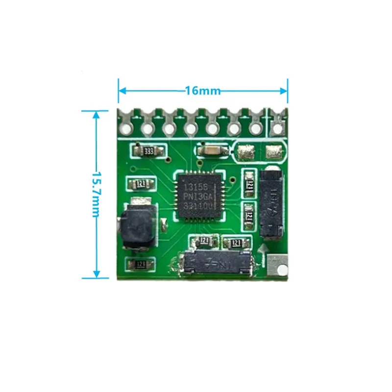 RM3100 PNI Magnetometer Module DEMO Board - 3-Axis Electronic Compass Sensor Kit for Precise Geomagnetic Testing