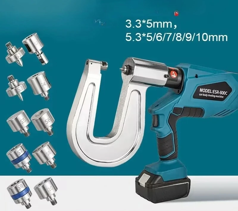 

Aluminum Body Riveting Machine ESR-800 Electric Hydraulic Automotive Sheet Metal Self Punching and Pressing Riveting Machine