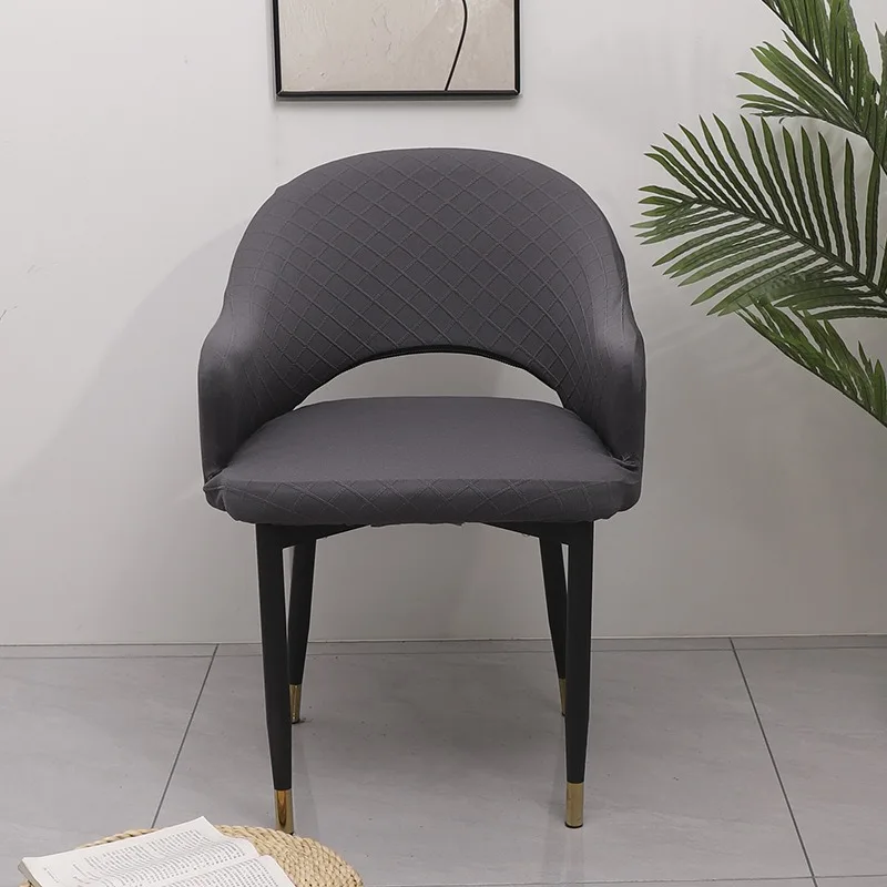 1/2/4pcs All Seasons Elastic Armchair Cover Dining Chair Slipcover All-inclusive Curved Chair Suitable for Living Room의자 커버