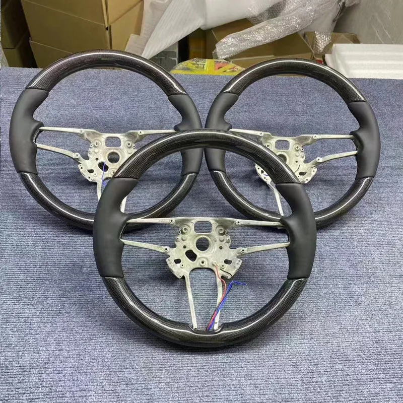 

For Porsche Full Series Carbon Fiber Steering Wheel Modification (Old-to-New Upgrade, Heating Function Retained）