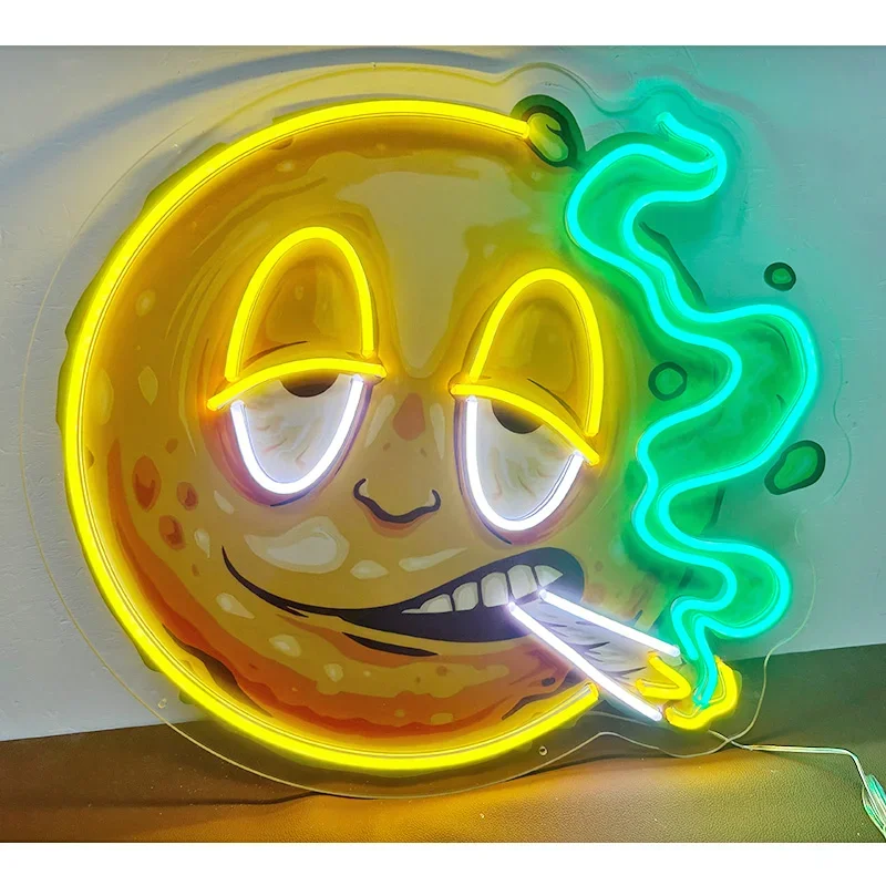 لا موك مخصص الأشعة فوق البنفسجية رسمت LED النيون لافتة ثلاثية الأبعاد للإعلان الداخلي/الخارجي للمنزل مركز تسوق حفلات الزفاف المدارس PC DC