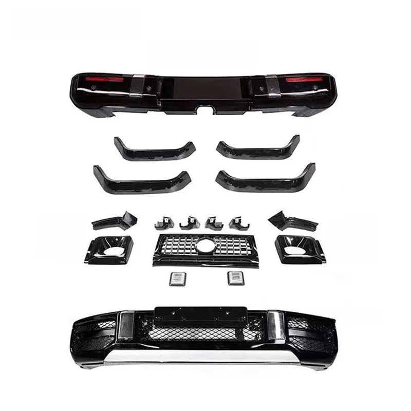 Car Accessories G63 Style Fr/Rr Bumper Conversion Kit Exterior Replacement Tuning Sport for G Class W463 1989-2018