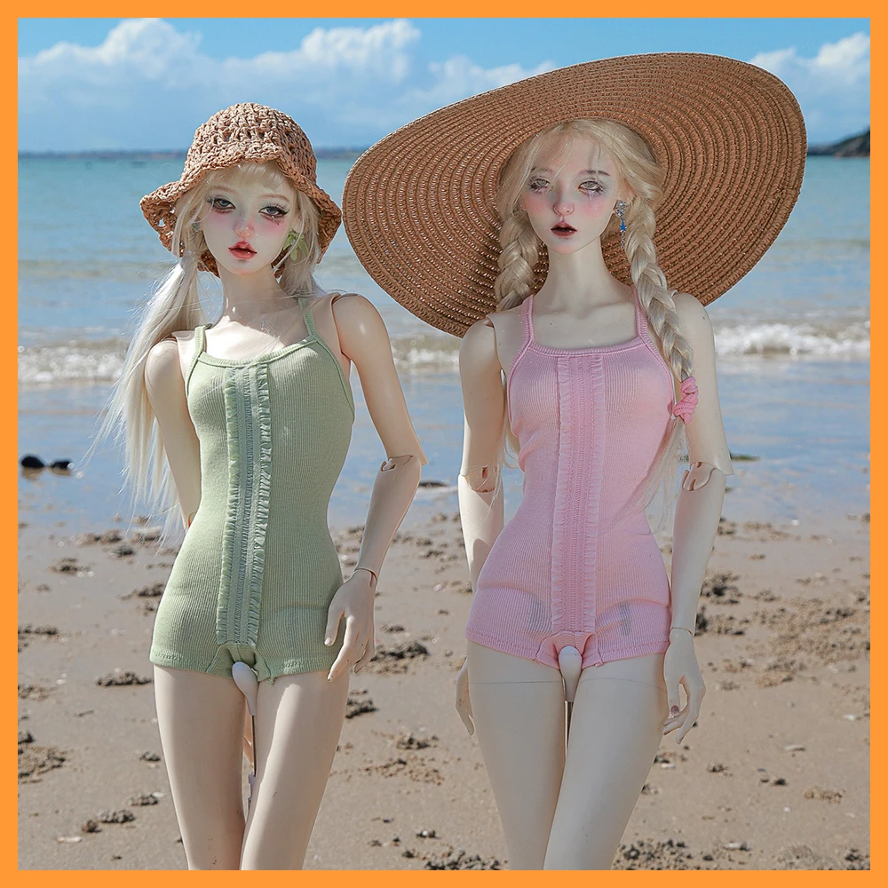 1/4 1/3 масштаб BJG Dolls Clothes Holiday Beach Style Camisole Tight Jumpsuit Swimsuit Model