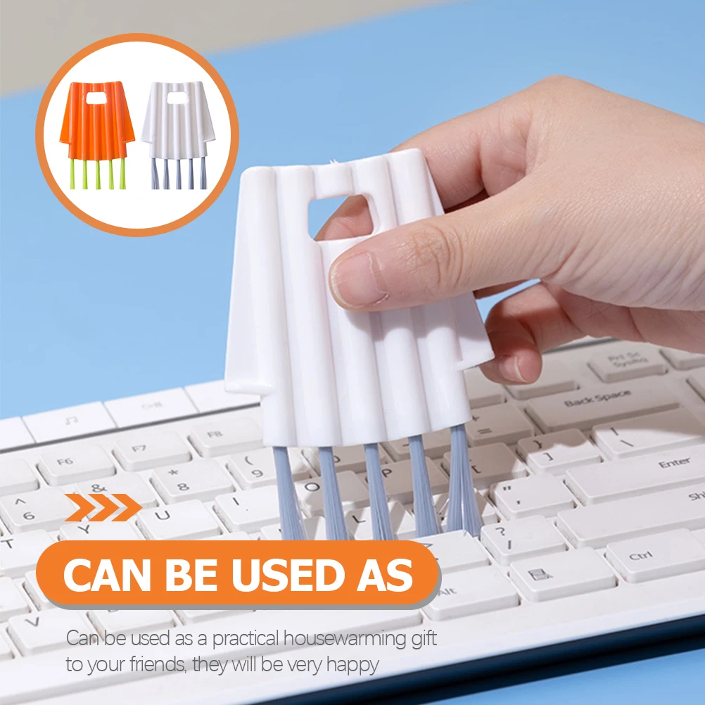 

4pcs Multi-Functional Groove Cleaning Brush High Density Bristles Reusable Household Cleaning Tools For Bottle Cup Lid Keyboard