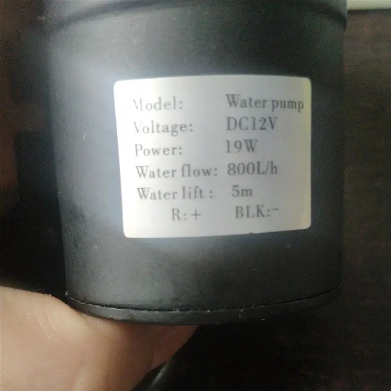 AT14 Water Pump Mini 800L/H Brushless Motor Submersible Aquarium Water Pump Pond Fountain For Fish Tank Garden