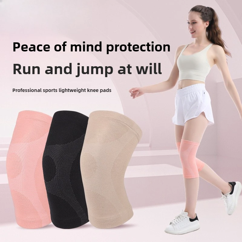 Four-Way Stretch Knitted Nylon Sports Knee Pads, Jump Rope, Patella Protector, Cross-Border Knee Support for Sports, New