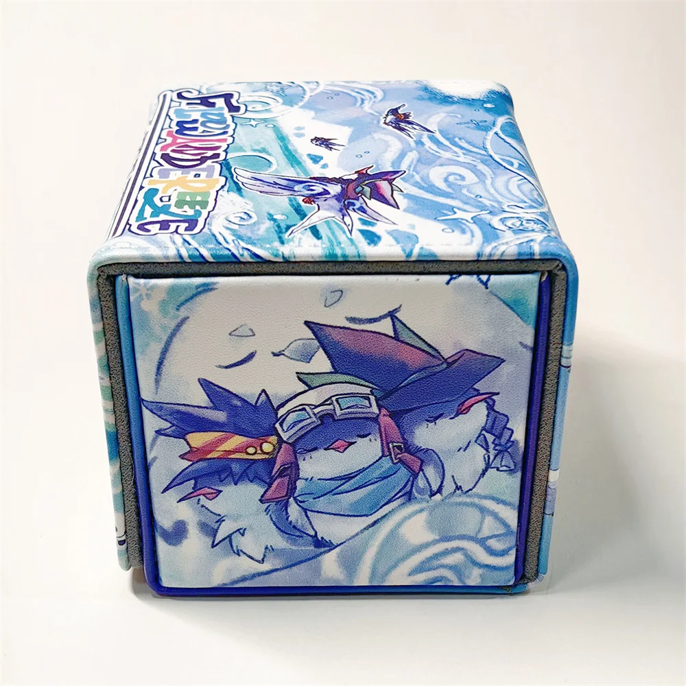 Yugioh Floowandereeze Deck Box Yu-Gi-Oh!  OCG PTCG Trading Cards Protector Case Pu Leather Storage Box